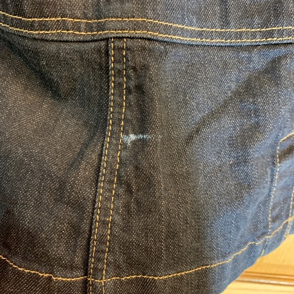 LEE Riders Copper Women’s 2XL XXL Three Button Lapel Blue Denim Jean Jacket - Picture 3 of 6